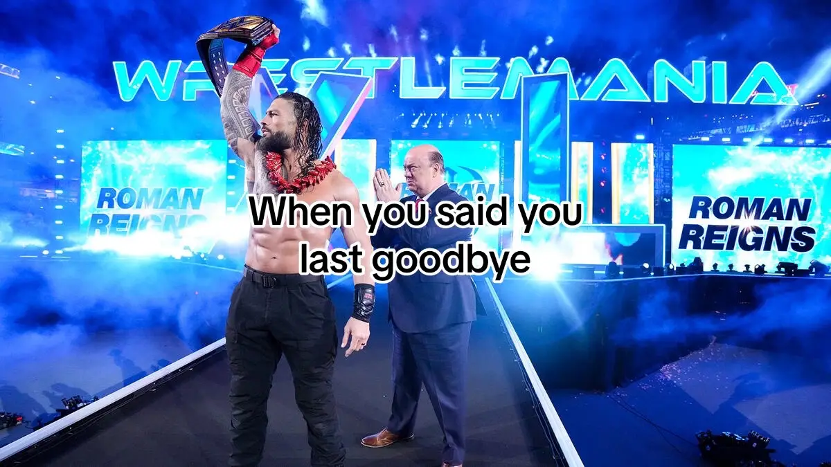 #wwefan #wrestling #fyp #wwetiktok #fypviralシ #fyppppppppppppppppppppppp #blowthisup #romanreigns #sad #endofanera 