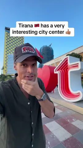 I am loving it! ❤️🇦🇱 I am pleasantly surprised with Tirana city center, veey interesting things around the main square. 👌🏼 Obviously haven't seen much, but decided to go to the main square and there are so many different things to see and such a cool vibe! Already like visiting Tirana. 🙌🏽 #albania #tirana 