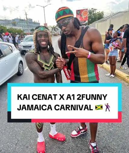 #LegDayLeroy x @Kai Cenat had Jamaica Carnival turnt ALL the way up🔥🤣 The mandem outside🇯🇲 @Stylo G @Chris Gayle 🌎 #A12Funny #KaiCenat #Jamaica #JamaicaCarnival #Fyp #YouTube #Twitch #Comedian #London #NewYork #UK #Viral 