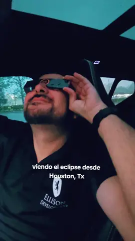 Eclipse solar en Houston, 8 de abril 2024 #eclipsesolar #8deabril #eclipsetotal #eclipse2024 #texas #houston 