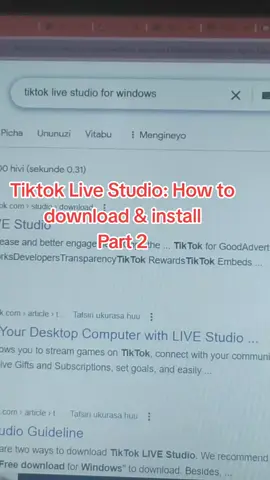 How to download and install TikTok live studio on your laptop or PC Part 2 #fyp #fypage #tiktok #tiktokkenya #tiktoktips #tiktoktips101 #tiktoksuccess 