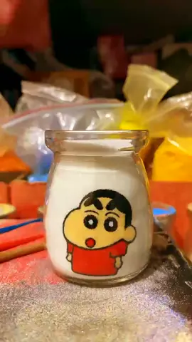🎨 | Art de sable de bouteille de Crayon Shin-chan | 🎨 #artiste #peinture #kpk #artisteinconnu #artistes