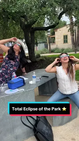 Thank you to everyone who joined us in Yanaguana Garden for “Total Eclipse of the Park” today! 🌞🌚🫶🏻 #DowntownSanAntonio #SanAntonioTexas #SanAntonioParks #VisitSanAntonio #FamilyFriendlySanAntonio #2024Eclipse #fypシ 