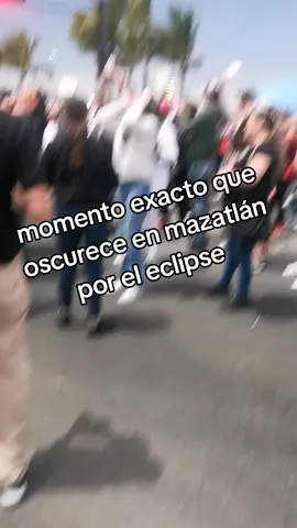 oscurece por eclipse #eclipse #mazatlan #2024 #eclipsesolar #nasa 