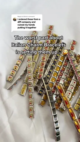 35% OFF SALE ENDS TONIGHT! 😍🫶✨ #jewelry #tiktokshop #italiancharmbracelet 
