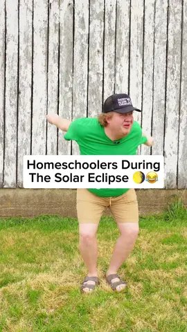 Homeschoolers During The Solar Eclipse 🌖😂😭