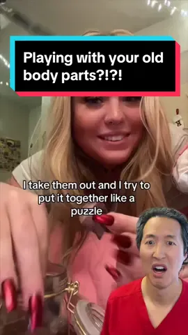 Playing with your old body parts??? Doctor reacts!  #cervix #uterus #archenemy 