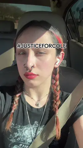 my phones glitching from the heat but i hope everyones weearing their braids in honor of Cole today ❤️ #justiceforcole #braidsforcole 