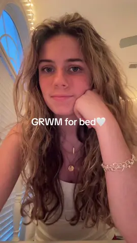 GRWM for bed #grwm #skincare #grwmforbed #nightroutine #routine #motivation #foryou #fyp #viral #preppy #vanillagirl #cleangirl #aesthetic #clean #foryoupage #happy #Love 