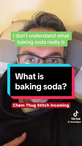 #stitch with @Bo & Gus | kommu Baking soda is an amphoteric salt that easily breaks down into fairly harmless byproducts—this is why it is good at so many things #bakingsoda #chemistry