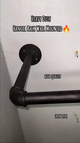 sobrang worth it💯 it's an iron pipe good for heavy duty🔥 #hangerrack #ironpipe #clotheshanger #highquality #fyppppppppppppppppppppppp #checkoutnow 