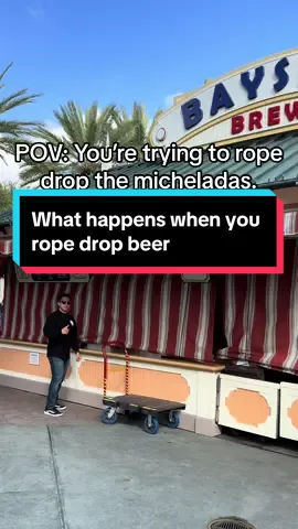 Lets get the party started yo! 🤘🏽🍻😂 #disney #dca #michelada #ropedrop #funny 