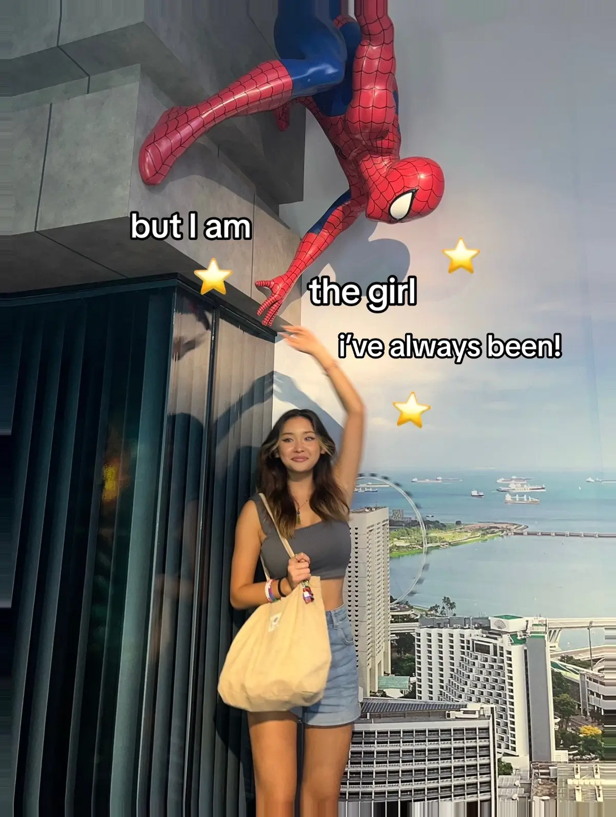 I didn’t even realize I recreated that image😭😭😭 #spiderman #mcu #marvel #spiderverse #oliviarodrigo #girlivealwaysbeen