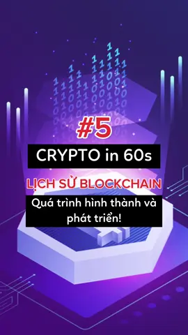 #5 Crypto in 60s, Lịch sử Blockchain - quá trình hình thành và phát triển! #p7finance #crypto #bitcoin #eth #usdt #xuhuong #tiendientu 