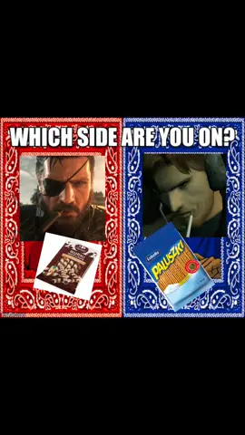 WHICH SIDE ARE YOU? #mgs #metalgear #metalgearsolid #solidsnake #bigboss #metalgearsolid2 #metalgearsolidv  #mgs2 #mgsv #epic #sigma #chad #HIT #paluszki #rurki #vs #4up #4upage #tiktok #real #alpha #invisible #boss #foryoupage #epic #snake
