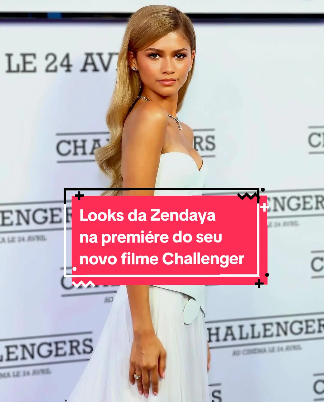 os looks incríveis da Zendaya na premeire do seu novo filme Challenger #zendaya 