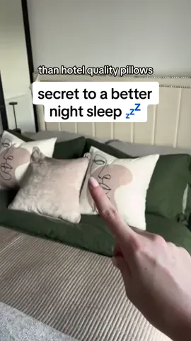 tried & tested hotel quality pillows 💤 #hotelpillows #bettersleep #comfort #hotelquality #pillows 