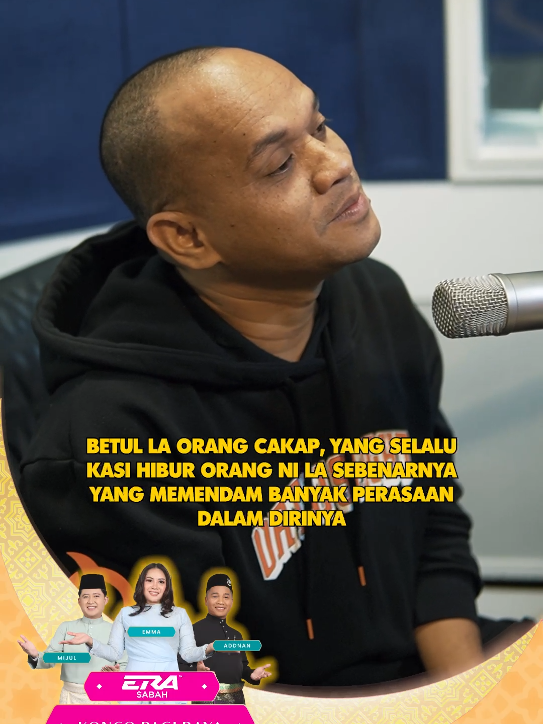 Betul la orang bilang kan, selalunya yang suka kasi hibur orang, bikin orang ketawa sebenarnya dia yang pendam banyak perasaan, masalah dia. Dengarkan curahan hati Sharif Zero. Semoga silaturahim keluarga mereka kembali baik & diberkati sentiasa. #ERASabahKongsi