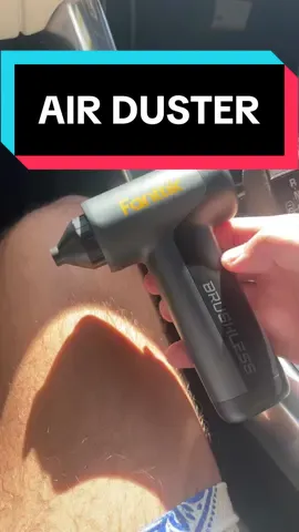 my favorite tool when cleaning out my car!!! #tools #airduster #fanttik #carcare #clean #supplies 