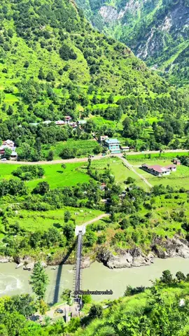 Teetwal village Occupied Kashmir view from Chaliana Neelum valley azad Kashmir Pakistan 🇵🇰  #kashmir #foryoupage #k2adventureclub 