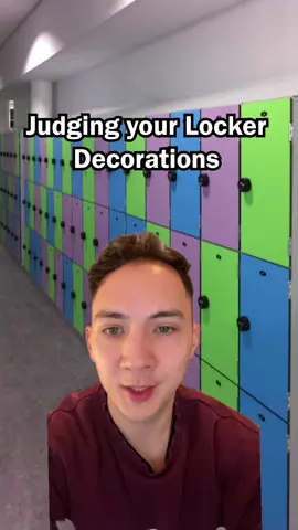 Judging your locker decorations #lockers #decorationideas #judgement #schooldecoration #reviews