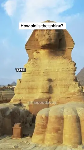 History mysteries. How old is the sphinx? #creatorsearchinsights #ancientegypt #sphinx #aliens #fypage 