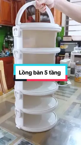 Lồng bàn 5 tầng cao cấp #fyp #viral #khogiadung 