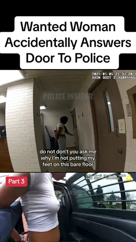 Wanted Woman Accidentally Answers Door To Police