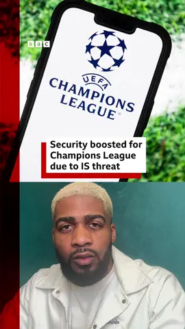 Security will be increased at Champions League games this week due to threats by Islamic State group. #ChampionsLeague  #Arsenal  #ManchesterCity  #RealMadrid  #BayernMunich  #London  #Paris  #Madrid  #ParisSaintGermain  #PSG  #Football  #EmiratesStadium  #Bernabéu   #ParcdesPrinces   #Munich   #BBCNews