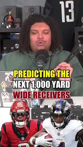 Which WRs will get 1,000 yards for the first time? 