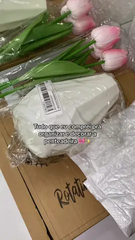 postando de novo pq o tiktok removeu o som 🥲 #penteadeira #organizacao #shein #shopee #comprinhas 