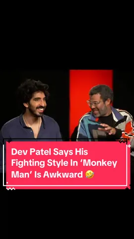 #DevPatel says his fighting style in  #MonkeyMan is awkward 🤣 #JordanPeele #DevPatelEdit #Invincible