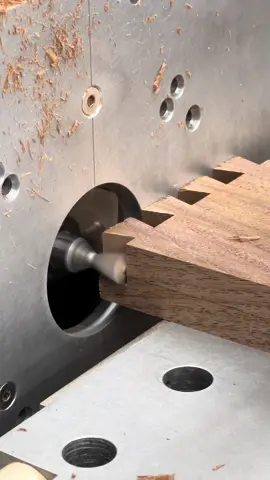 Cutting dovetails is a quick and easy process with the Multi-Router Our machined Aluminum Templates precisely guide the ball bearing stylus, virtually eliminating human error. Once the Multi-Router is all setup, even the most inexperienced apprentice can manage cutting dozens of dovetail drawer boxes for your large production projects.  The Multi-Router isn’t just limited to just cutting dovetails. You can also cut mortise and tenons, box joints, circular tenons, as well as mitered dovetails. It is the ultimate joinery machine. You can also lock each axis independently, giving you the option to use the Multi-Router with no templates at all for bridal joints, half laps, or whatever other joinery method you can come up with.  We have several videos featuring the Multi-Router over on our YouTube channel if you’d like to see exactly how each joint is made. If you’d like to learn more, click the link in bio to go to our website!  Tools Used:  1️⃣ Multi-Router w/ Dust Cabinet  SKU: MR10010 2️⃣ 1/2” Dovetail Template Set SKU: MR12919 #woodworking #woodworkingvideo #woodworkersofinstagram #igwoodworkingcommunity #router #routing #multirouter #dovetails #woodpeckerstools #satisfyingvideos #routerjig #maker #woodshop