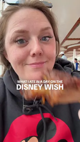 The food on the Disney Wish is next level! 🚢 Come along with me for embarkation day!  #whatieatinaday #disneyfood #disneycruise #dcl #cruisefood #disneywish #creatorsearchinsights 