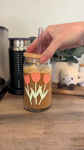 The sound that plays in my head as i make my coffee on a sunny spring morning #coffee #icedcoffee #coffeeathome #nespresso 