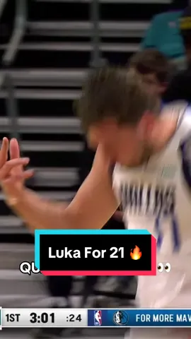 @Luka on 🔥 in the first 👀 #NBA #nbahighhighlights #lukadoncic