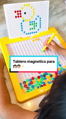 ⬆️Aqui te dejo el link de este tablero magnetico🤩 yo lo habia estado buscando para mi hija y porfin lo encontre. #fyp #juegoseducativos #magneticboard #kidsactivities #toddlermom #kidsmusthave #tiktokfinds #free_to_flymagneticdrawingboard #MomsofTikTok #mamaehija 