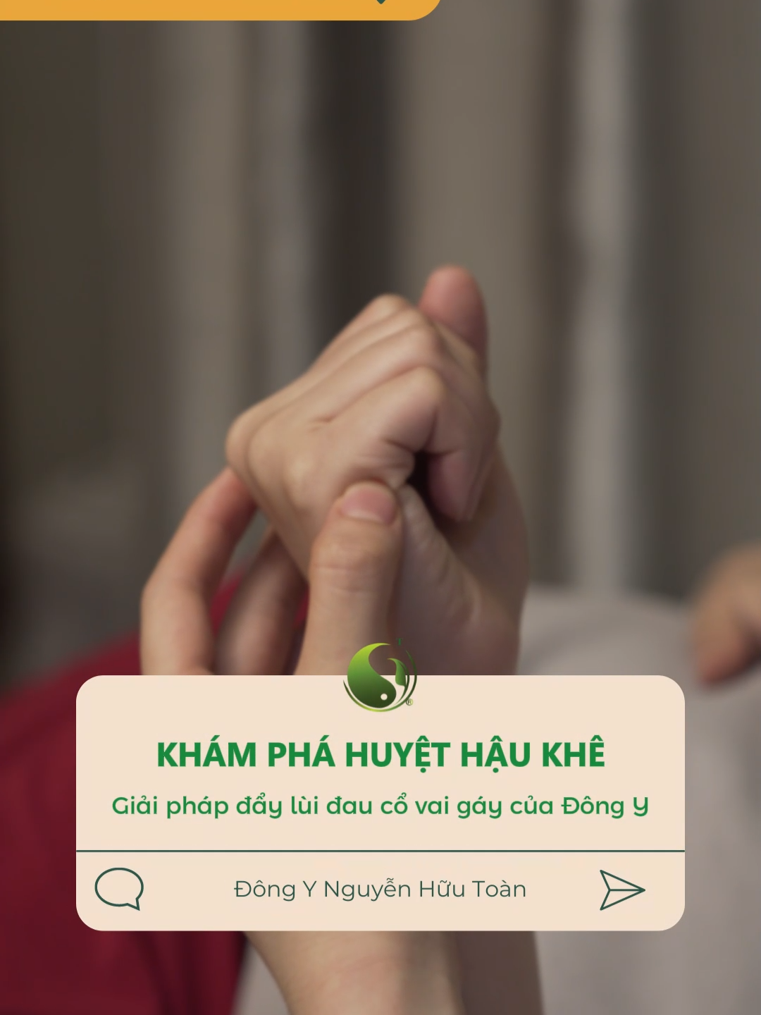 Đẩy lùi đau cổ vai gáy với huyệt Hậu Khê. Phương pháp đến từ y học cổ truyền #thaythuoccuaban  #dongy  #huyetvi  #fyp  #bamhuyet  #xoabopbamhuyet  #dongynguyenhuutoan  #LearnOnTikTok  #nguyenhuutoan