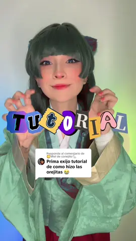 Respuesta a @🍯Miel de conejito🐇 No soy muy buena haciendo tutoriales, ojalá les sirva de algo 🧌 #maomao #cosplay #theapothecarydairies 