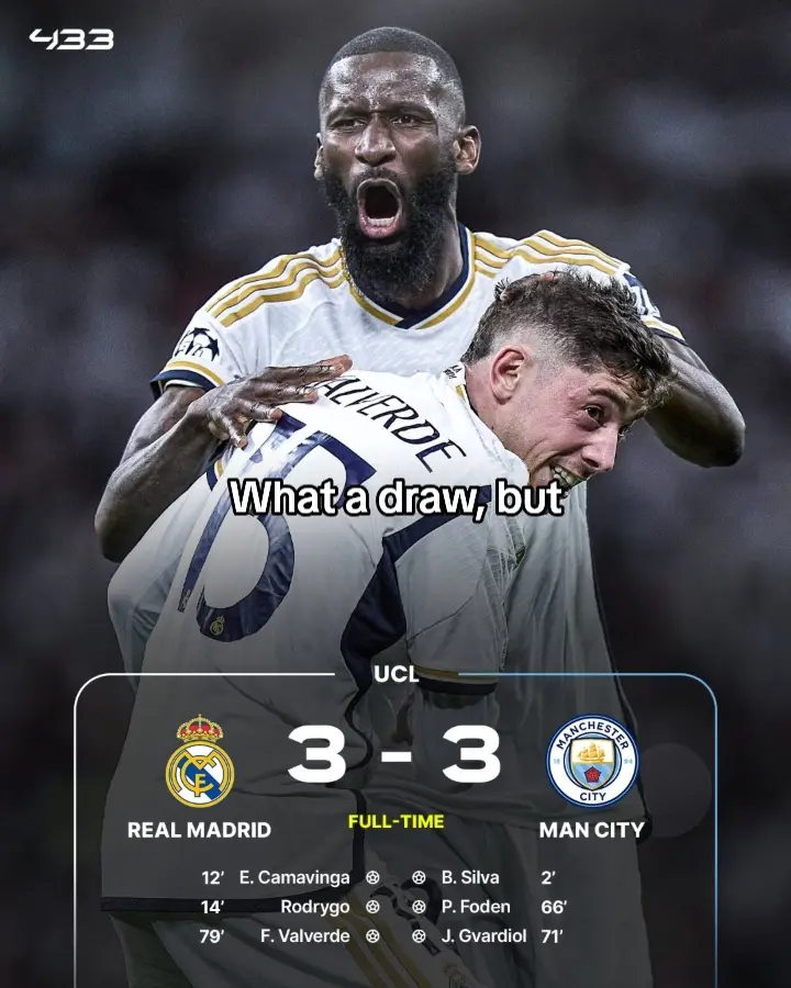 At the end we're real madrid! #realmadrid #madrid #camavinga #rodrygo #rodrygogoes #federicovalverde #valverde #rudiger #antoniorudiger #judebellingham #vinicius #viniciusjunior #vinijr #football #fyp #fyp #xbyzca #xbyzca #tzuyumogs 