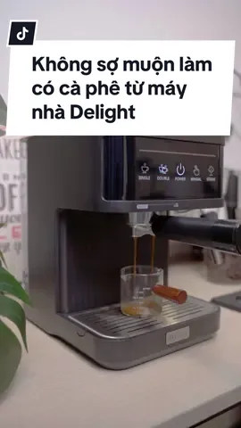 không sợ muộn làm vì ly cà phê, máy pha cà phê có thể giúp bạn nhanh chóng có ly cà phê thơm ngon đậm đà #máyphacafe #càphê #cafevlog #mayphacafedelight #coffee 