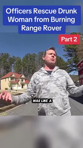 Officers Rescue Drunk Woman from Burning Range Rover #Police #Bodycam #cops #copsoftiktok #policeofficer #viral #lawenforcement #usa #foryou #active #policeoftiktok #policechase #policeman #policek9 #foryoupage #fyp #usa_tiktok #usa🇺🇸 