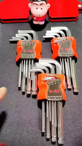 German quality hex plate hand 9-piece set high hardness screwdriver # Hardware tools # wrench # screwdriver # life helper Put away