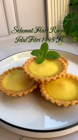 SELAMAT HARI RAYA IDUL FITRI 1445 H, Mohon Maaf Lahir dan Batin 🥰🙏 Yang mau resep tarsusu mini ini, bisa langsung ke YouTube VianneyLim ya, link ada di bio 🥰 #tarsusu #eggtart #kulinerpontianak
