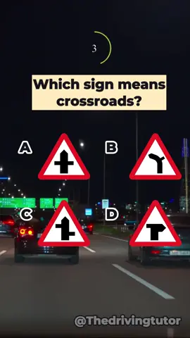 Follow to improve your driving knowledge 🎯 #theorytestuk #theorytest #theory #roadsigns 