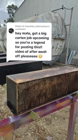 Replying to @beserker_fabrication well if I can help one person I've done my job 😂 this is awesome.  I've already packed them but here a couple pics I took. there's quite an art to it which I struggled to work out sometimes they look pretty sometimes not. I put clear rust sealer on at the end as these got inside a restaurant. Good luck with the job when it comes mate 👍