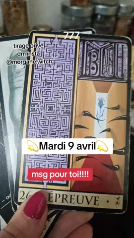 mardi 9 avril voici le message pour toi💫💥 #tarot #tirage #carte #tiragedecarte #medium 