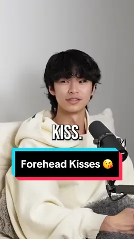 Can’t trust all french kisses tho 😳 #asianpodcast #foreheadkiss #romantic #dating #butterflies 