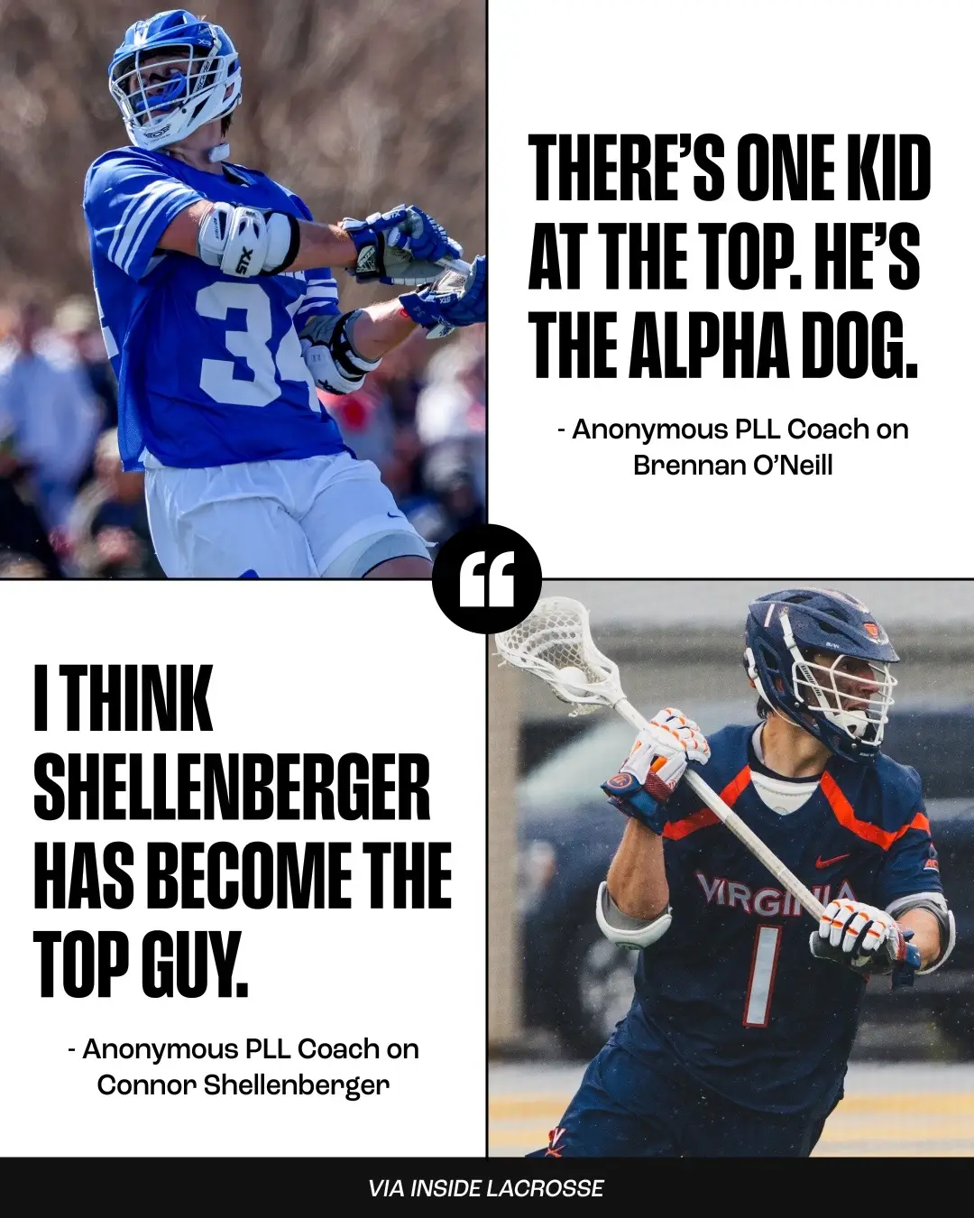 Who would YOU pick No. 1 overall in the @Premier Lacrosse League draft? (via @Inside Lacrosse) #lacrosse #lax #laxtok #draft #sports #fyp #pll 