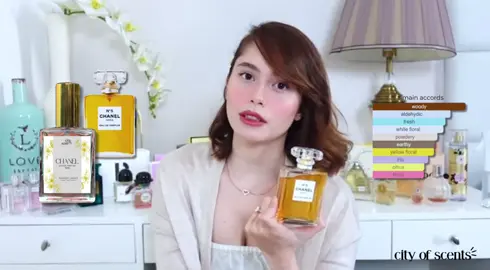 OG scent for everyone 🥰 #jessymendiola #perfumeforwomen #chanelno5 #dupefragrance #perfumeforher #powderscent #affordableperfume #viralph 